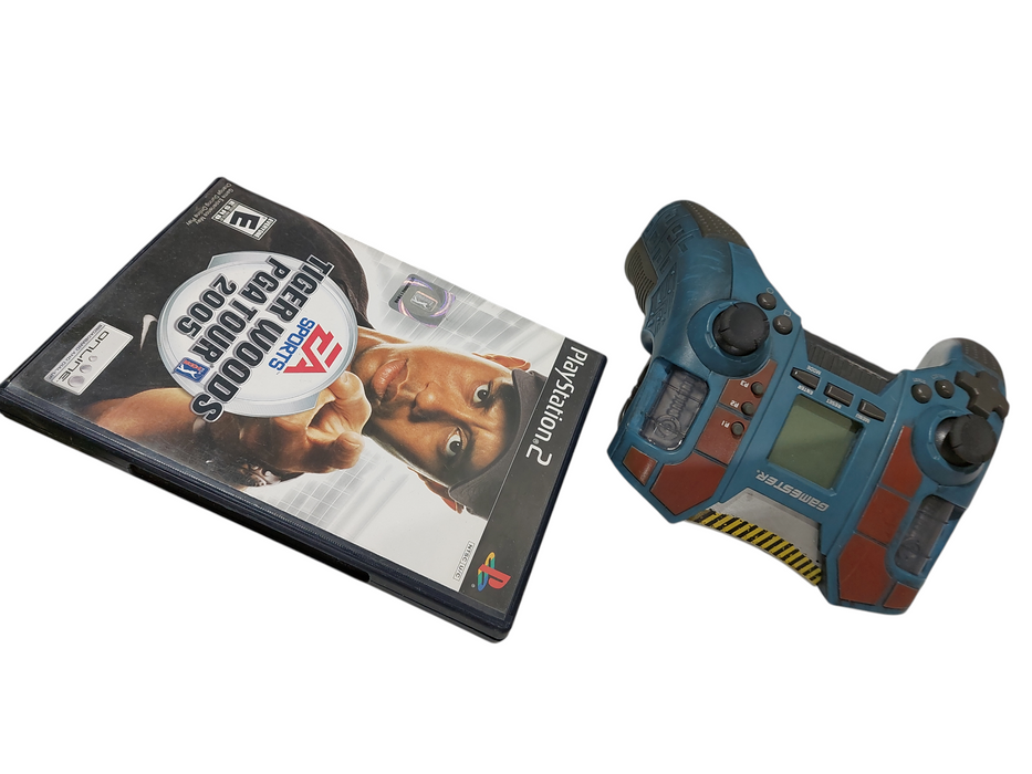 Radica Gamester 2003 PS2 Controller & Game ( Tiger Woods 2005 )  =