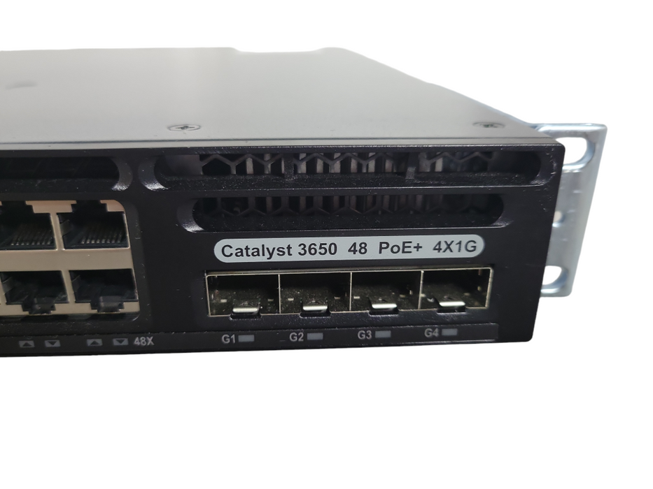 Cisco WS-C3650-48PS-S | 48-Port Gigabit PoE+ Switch | 4x SFP | 1x 640W PSU !
