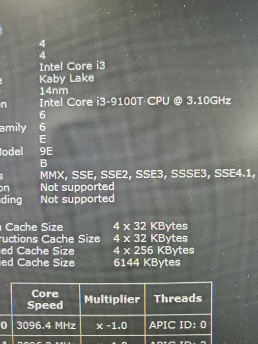 Dell OptiPlex 3070 USFF i3-9100T @3.10GHz, 16GB DDR4, 256GB NVMe Q