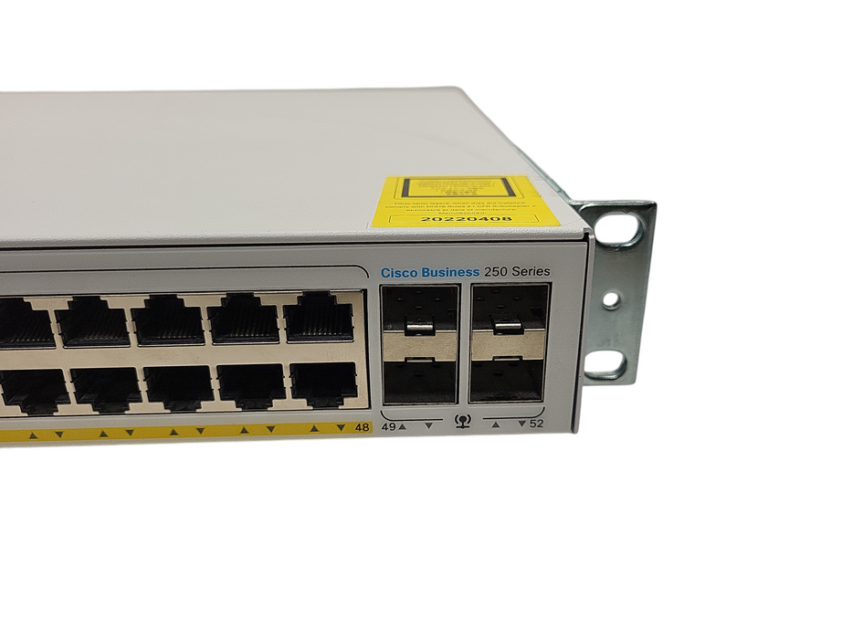 Cisco CBS250-48P-4G, 48-Port Gigabit Ethernet PoE Smart Switch 4x10G SFP Q$