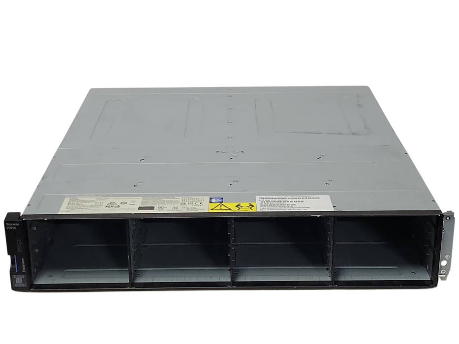 IBM STORWIZE v3700 storage system w/ 2x 00Y2527 6Gbps controllers, 2x PSU _