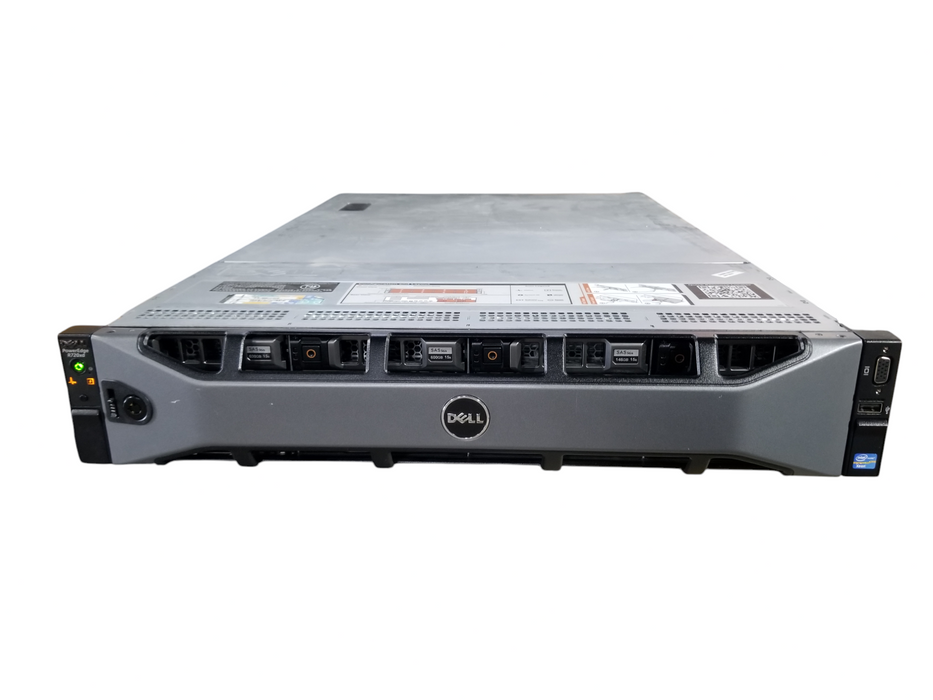 DELL PowerEdge R720xd 2x XeonE5-2640 0 64GB-DDR3 Perc-H710P NoHDD 2x750WPSU
