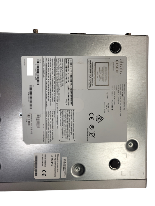 Cisco C1117-4PLTEEA V02 Professional 4G LTE Router Complete  $