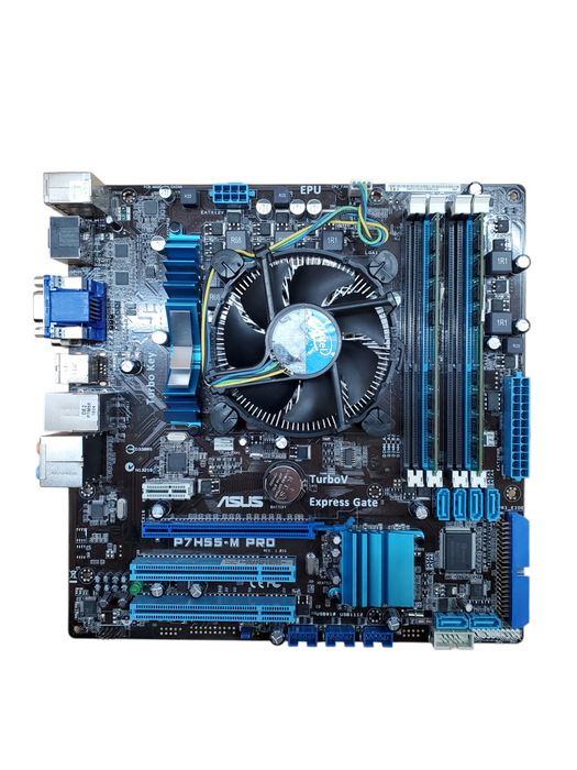 Asus P7H55-M PRO Motherboard | Core I3-540 @ 3.07GHz | 4GB RAM | w/ I/O