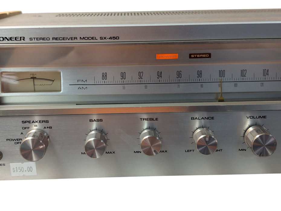 PIONEER Stereo Receiver Model SX-450  -