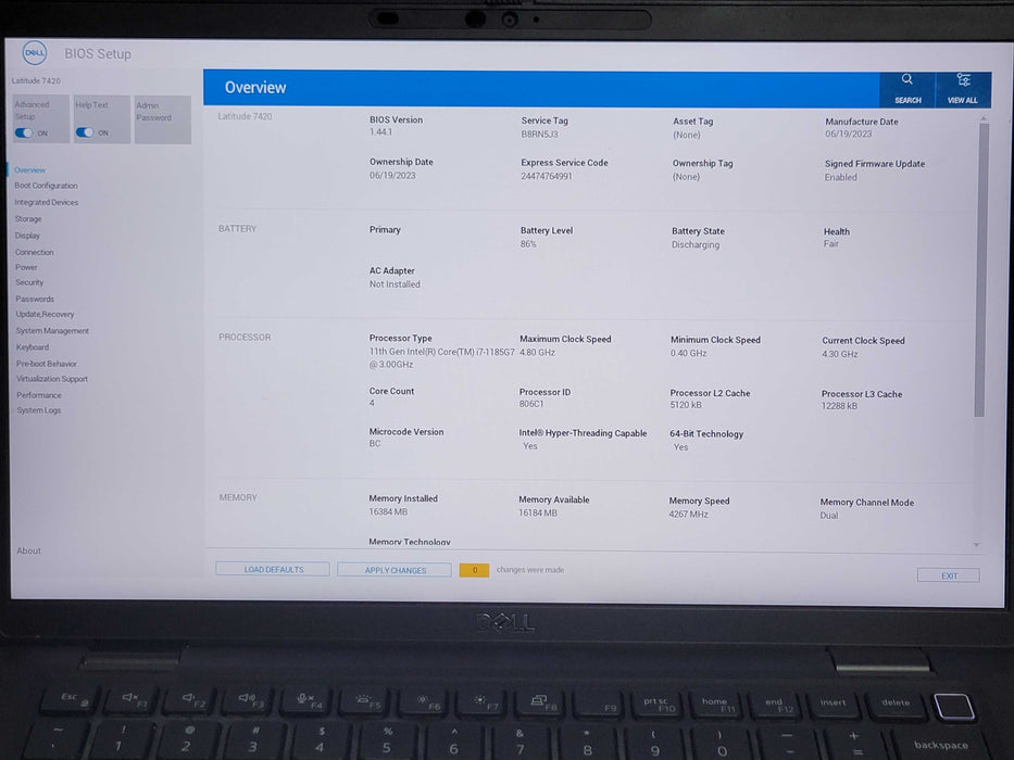 Dell Latitude 7420 Core i7-1185G7 3.00GHz 16GB RAM 256GB SSD _ Lap200