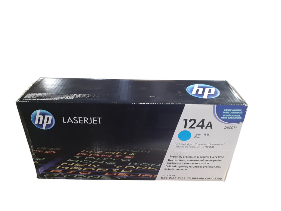 HP 124A LaserJet Toner Cartridge Cyan Q6001A