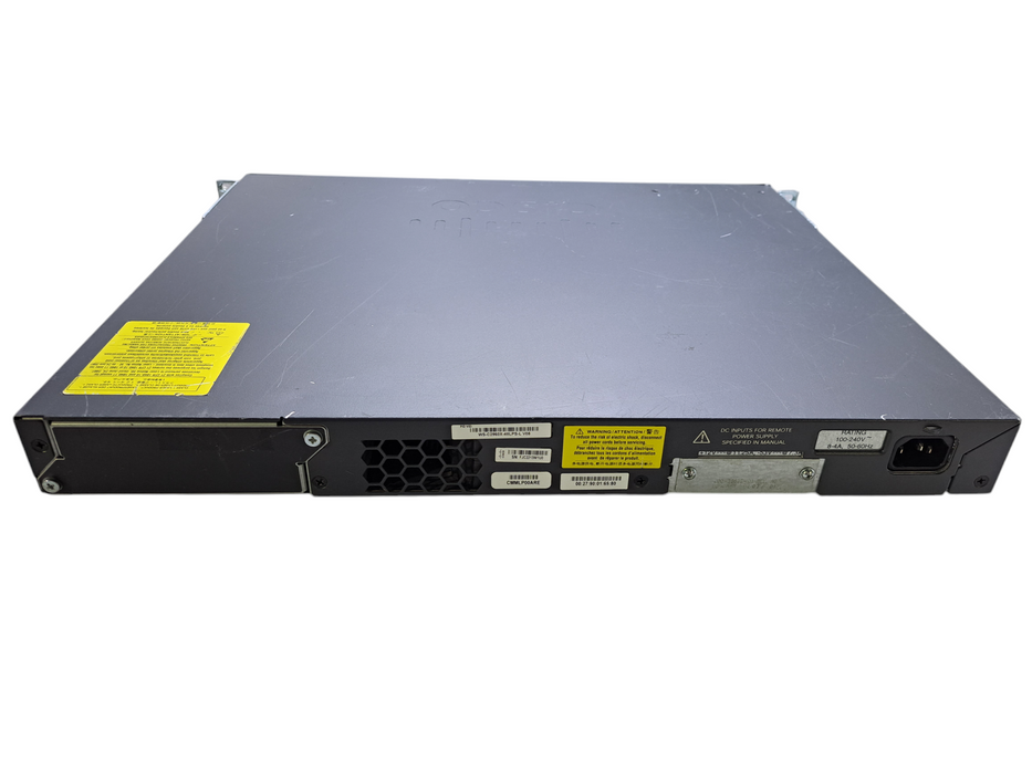 Cisco WS-C2960X-48LPS-L V05 | 48-Port Gigabit PoE+ 370W Switch w/ 4x SFP
