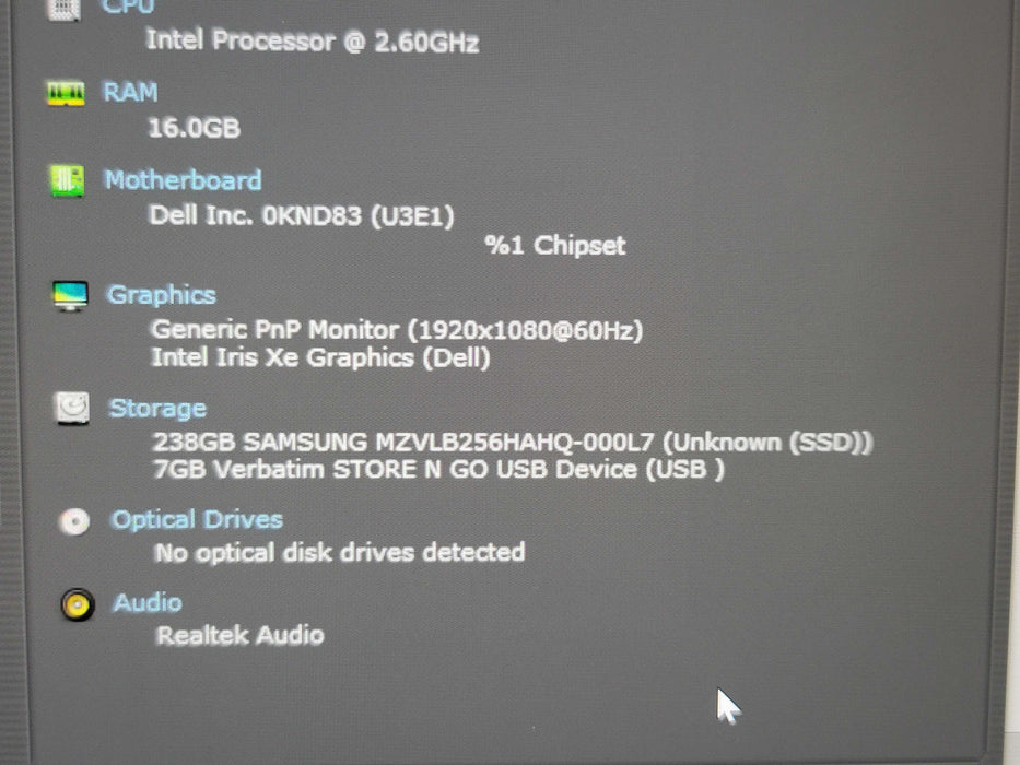 Dell Latitude 7420 i5-1145G7 16GB RAM 256GB NVMe β Lap200