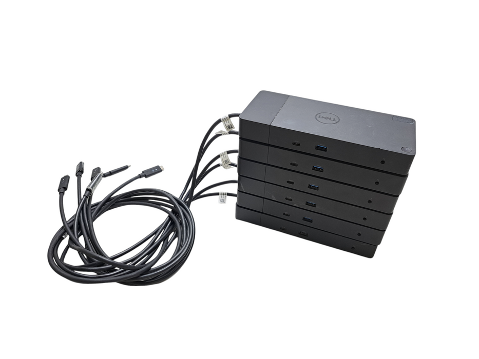 Lot of 6x Dell WD19 K20A USB-C Docking Station HDMI Dual DisplayPort LAN )