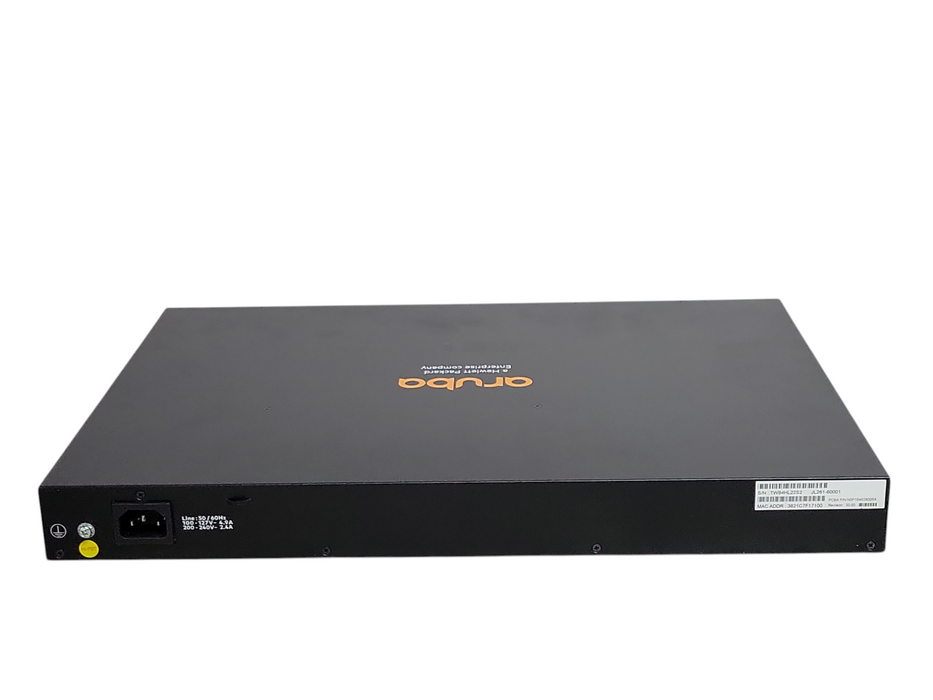 HP Aruba JL261A 2930F 24G PoE+ 4SPF Rack-Mountable Switch, READ _