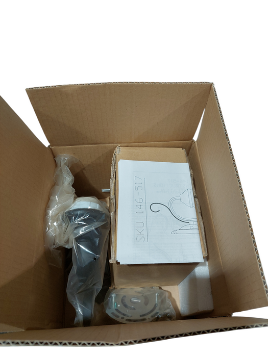 Iron Maiden Wall Scone Hampton Bay Light Matte Black Opal Glass  =