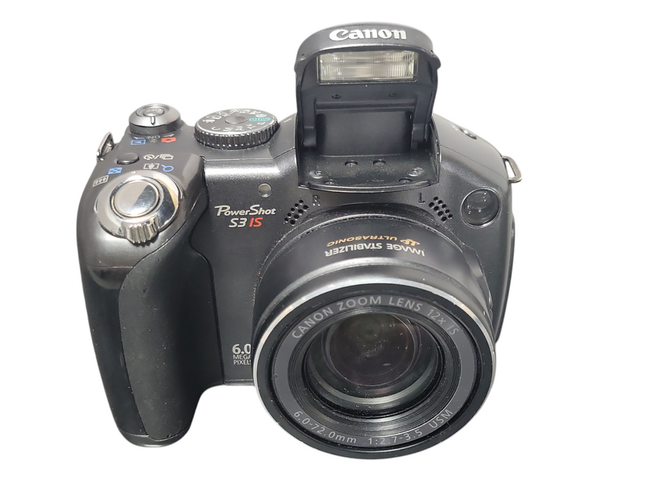 Canon PowerShot S3 IS 6.0MP Compact Camera PC1192, READ _