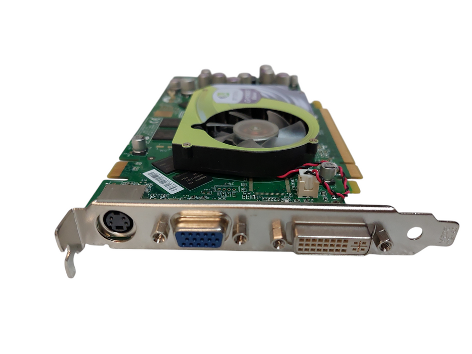 Nvidia GeForce 6 Series DVI VGA PCIe S-Video 256mb Graphics Card =