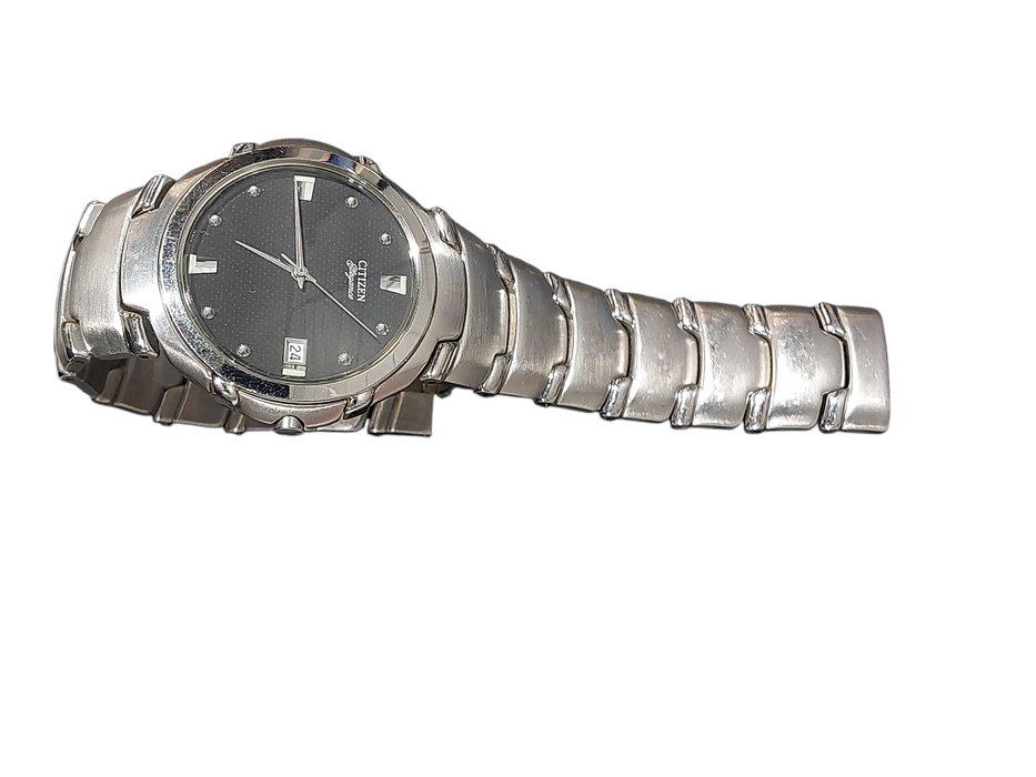 Citizen ELEGANCE Signature Men's QUARTZ Watch Slim Design 1112-S66145 =