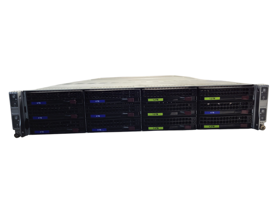 Nutanix NXS2U2NL12G500 2U 12-Bay LFF | 4x Node E5-2640 v4, 8GB DDR4  $
