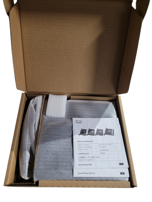 Cisco CP-7841-3PCC-K9 Unified IP Phone 7841 SIP Multiplatform VoIP 4-Line  Q