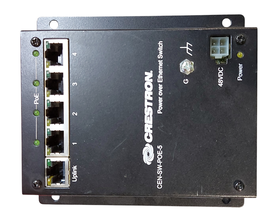 Lot 16x CRESTRON CEN-SW-POE-5 5 Ports Gigabit Network Switch