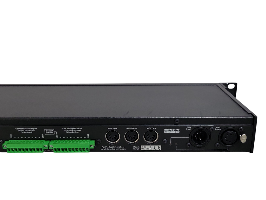 Interactive Technologies CS-800 CueServer Playback Processor, READ _