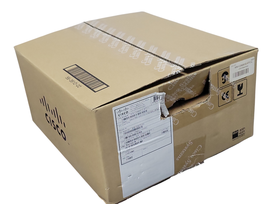 Open-Box Cisco WS-C2960CG-8TC-L Catalyst series Switch 8Ge, 2 X Dual Uplink Q_