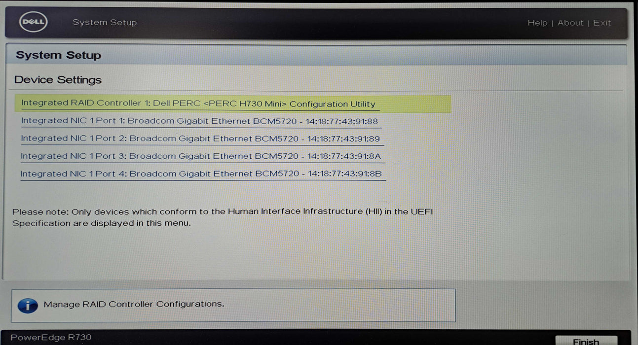 Dell PE R730 2U 8x 3.5" Bay | Xeon E5-2637 v3, 32GB DDR4, PERC H730 Mini )