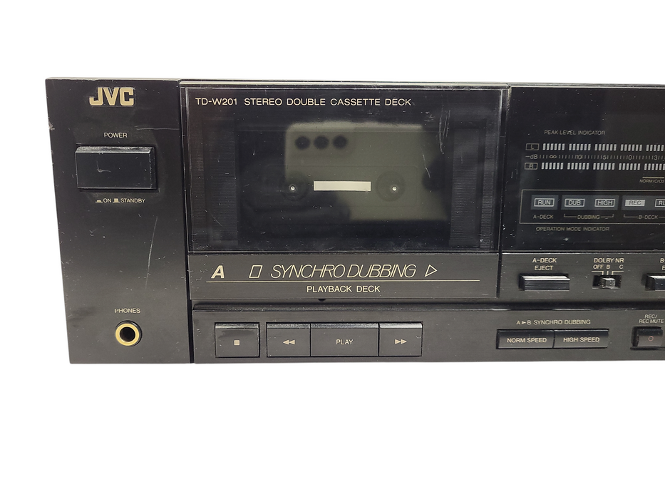 JVC TD-W201 Dual Double Cassette Deck Player Recorder  $