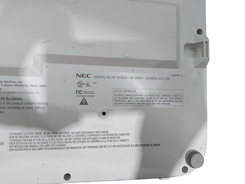 NEC NP-M282X DLP Projector HDMI  4500 Lumens | 4290
