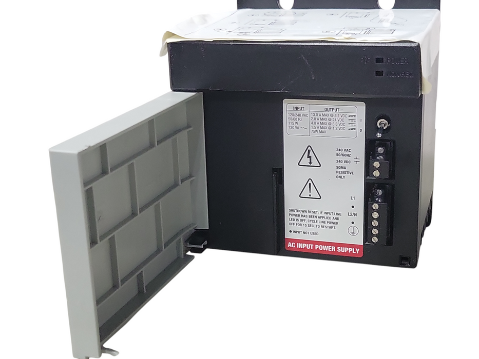 Allen-Bradley 1756-PA75R redundant power supply, READ _