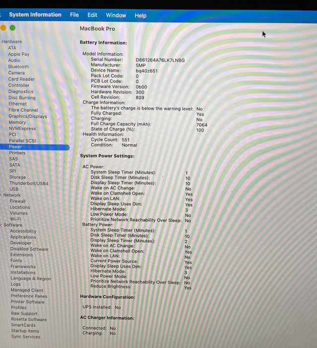 Apple MacBook Pro 16 2019 i7-9750H Radeon Pro 5300M 16GB RAM 1TB SSD READ
