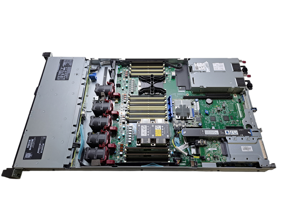 HPE DL360 Gen10 1U 4x 3.5" | Xeon Gold 6138 @2.00GHz, 64GB DDR4, E208i-a )