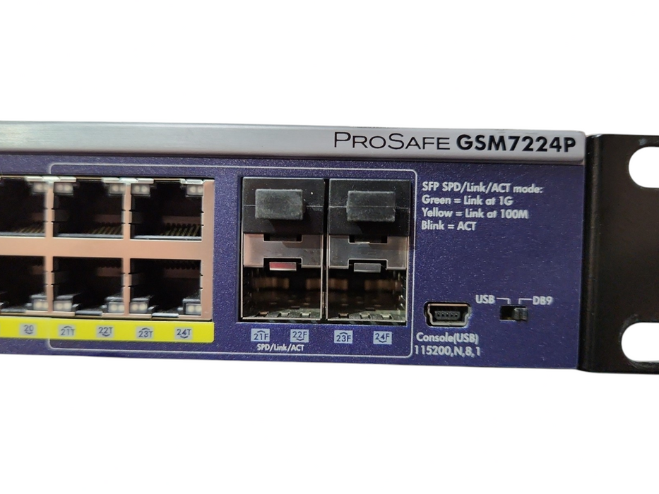 Netgear ProSafe GSM7224P 24-Port Gigabit Switch, 4x 1G SFP Ports