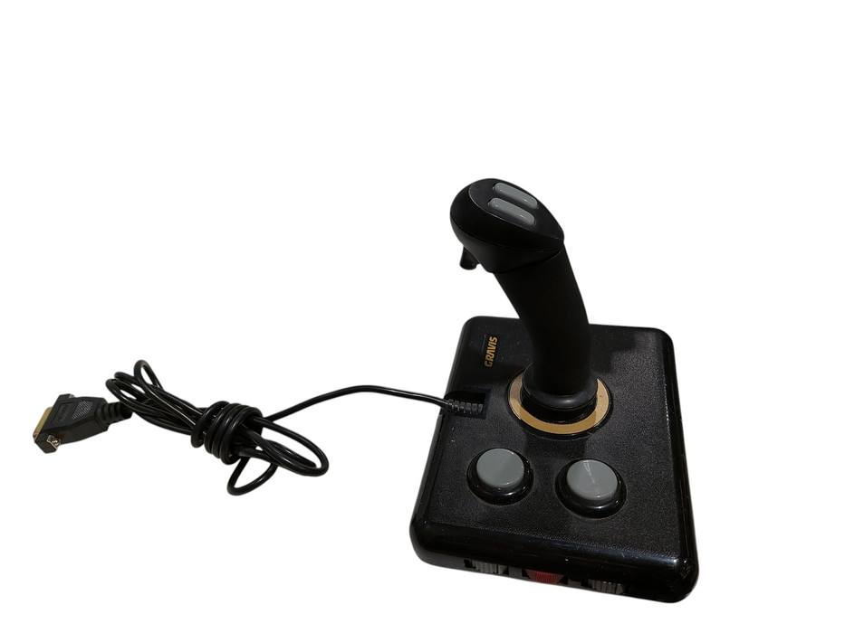 Vintage Advanced Gravis Computer Tech Joystick Black =