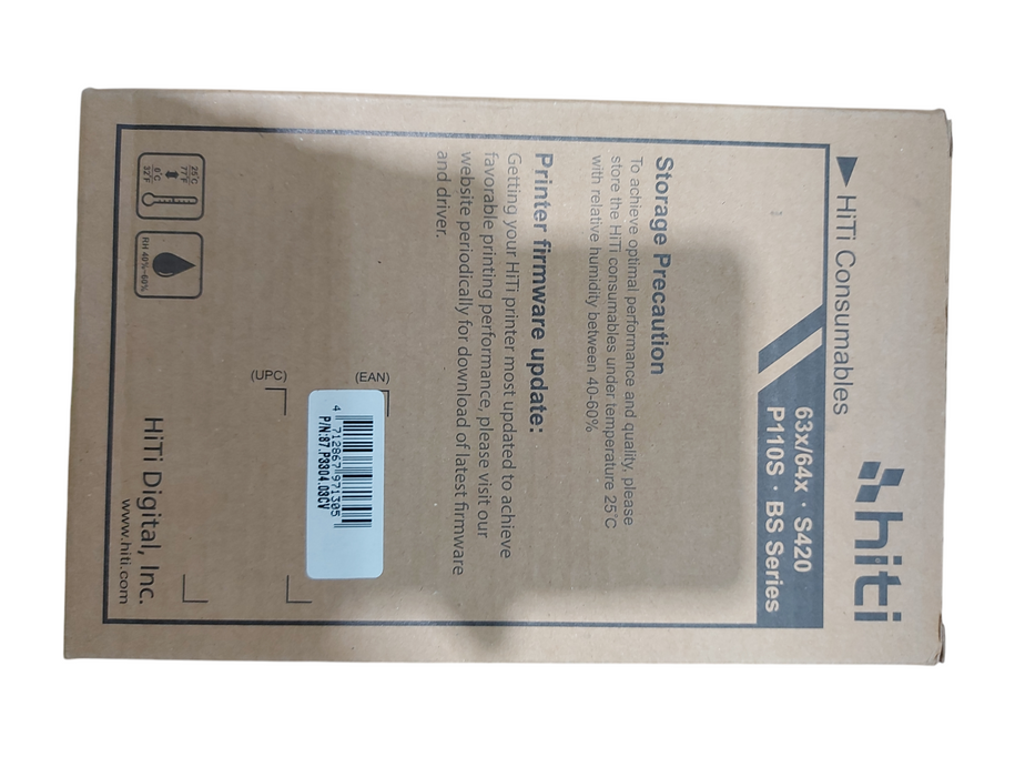 Lot 5x HiTi S420 Consumables Paper and Ribbon 50 4 x 6 Prints