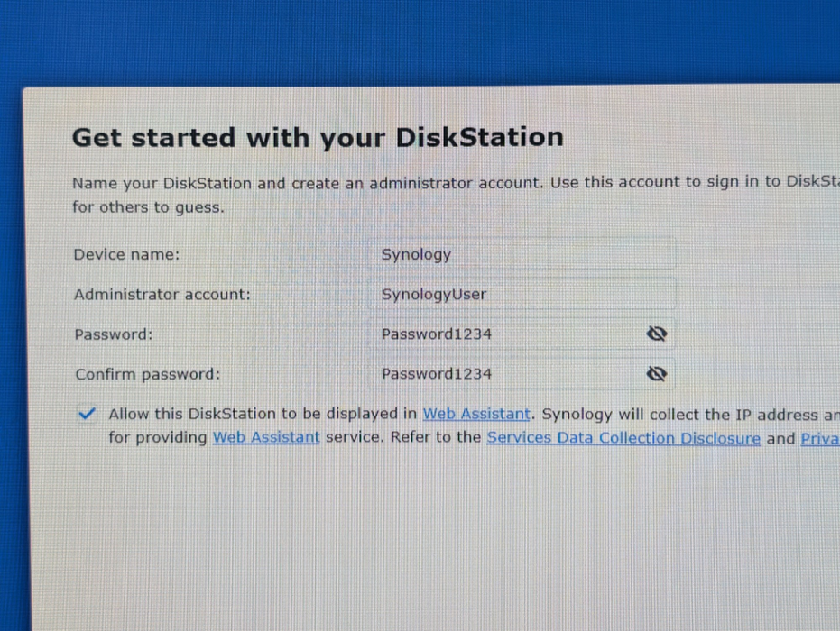 Synology DiskStation DS716+ 2 Bay NAS 2x 4TB HDDs installed  -