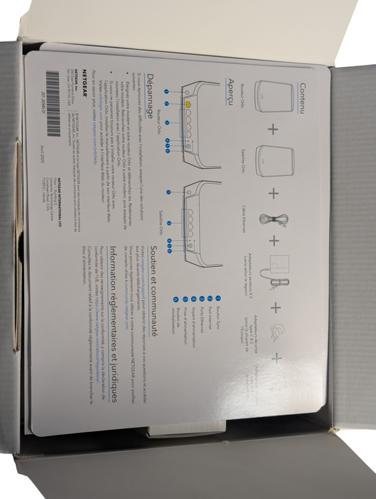 New NETGEAR Orbi WiFi 6 AX6000 RBK852 Smart Home WiFi Tri-Band Mesh WiFi 6 -