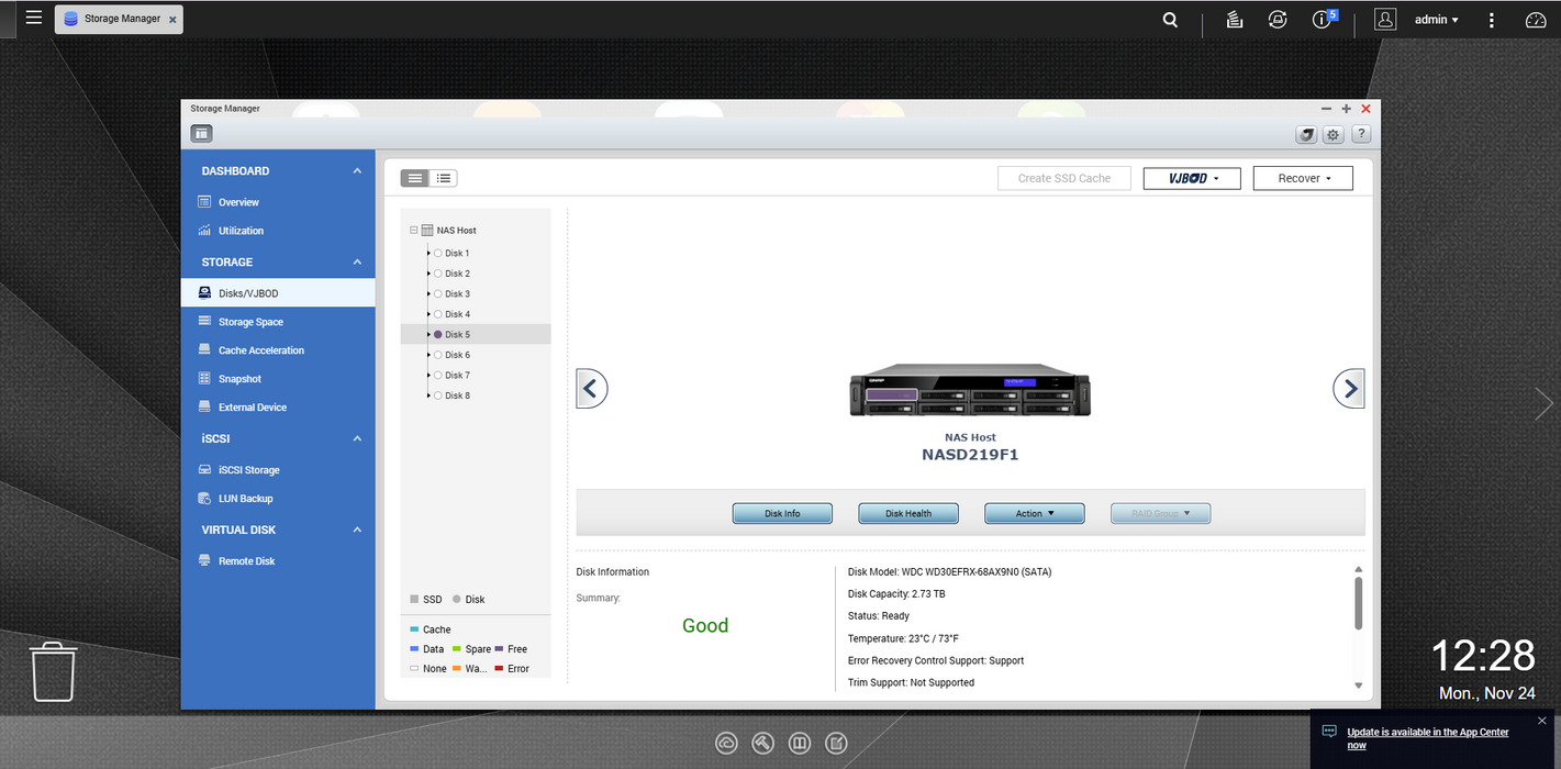QNAP TS-879U-RP 8-Bay 3.5" NAS Server i3-2120 3.3GHz 4GB w/ 1x 3TB HDD $
