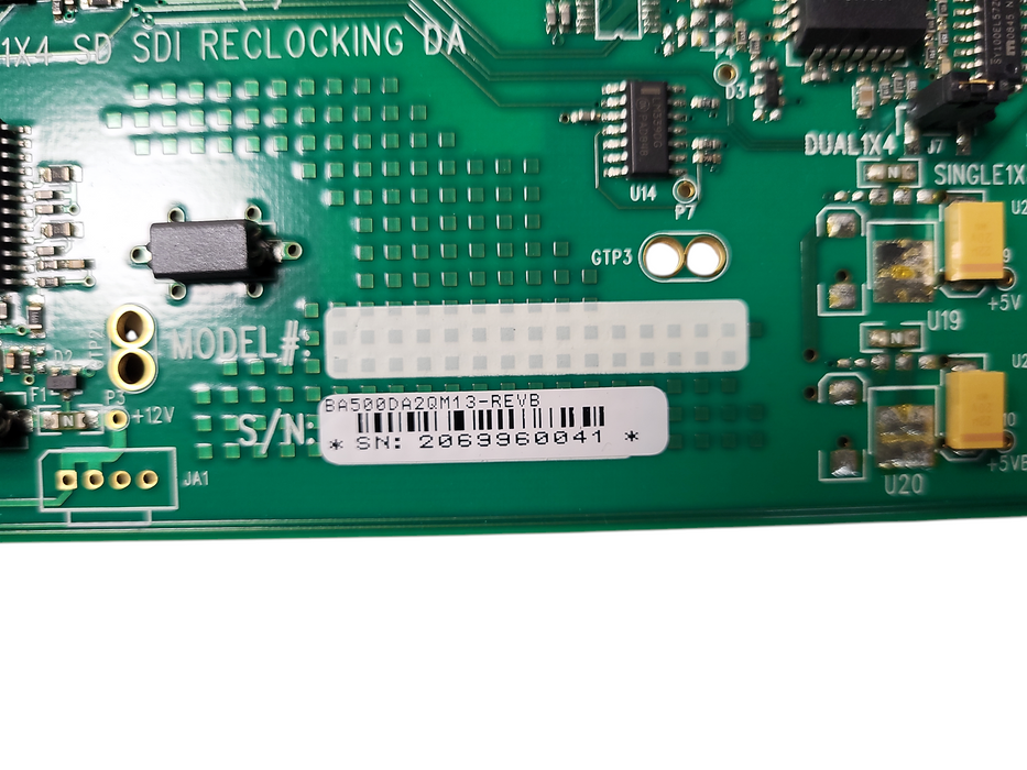 Evertz 500FR Exponent High Density Distribution Frame w/ 9x 500DA2Q, 1x 500FC  $