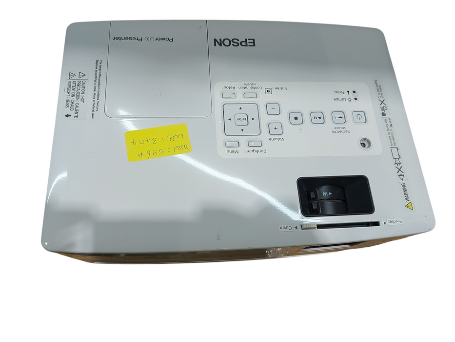 Epson H335A PowerLite Presenter WXGA 3LCD Projector/DVD  | 3404 Hours Left