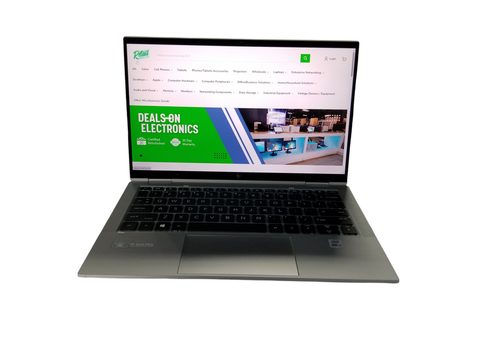 HP EliteBook x360 1030 G7 TOUCH Intel Core i7-10710U 16GB RAM 256GB NVMe Q Lap200