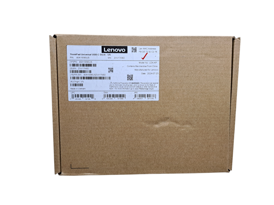 Lenovo 40AY0090US ThinkPad Universal USB-C Docking Station (New Sealed) )