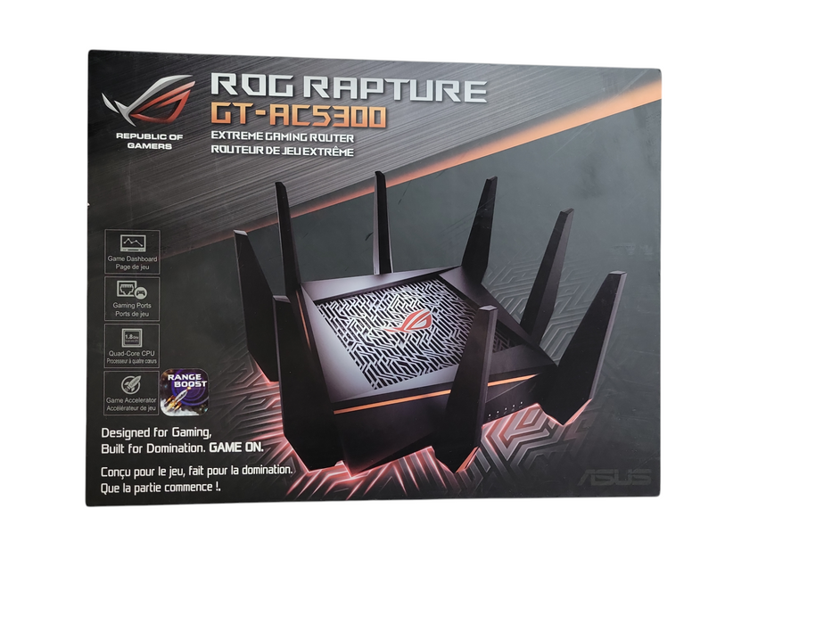ASUS ROG Rapture GT-AC5300 Tri-Band Gigabit WiFi Gaming Router  %