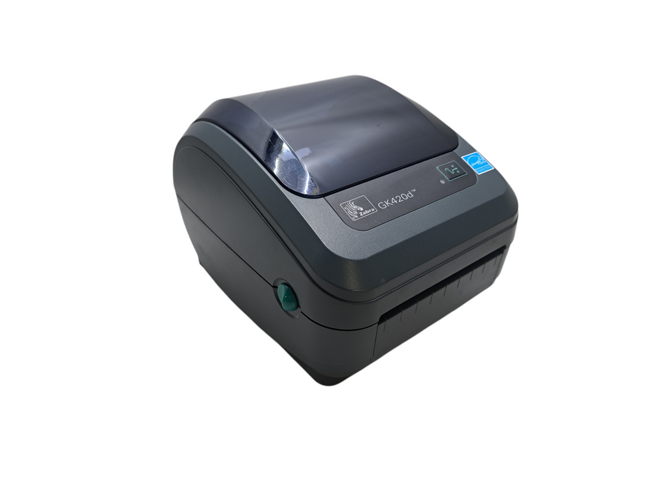 Zebra GK420d Thermal Label Printer TESTED | GK42-202510-000 )