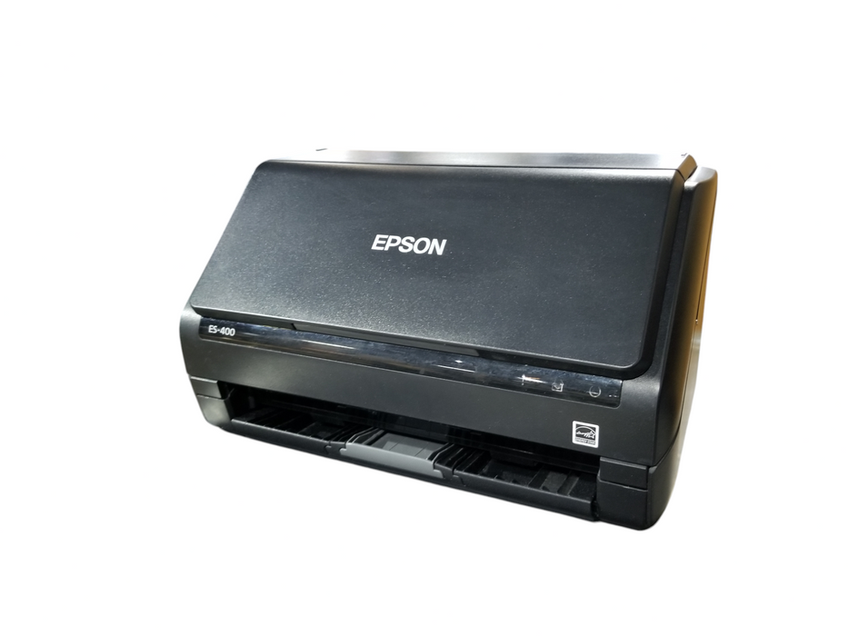 Epson ES-400 Color Duplex Document Scanner J381A W/ Adapter | Roller Kit