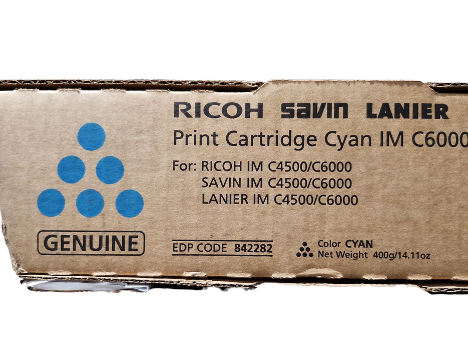 *NEW* Ricoh Savin Lanier MP C6000 toner set 842279, 842280, 842281, 842282