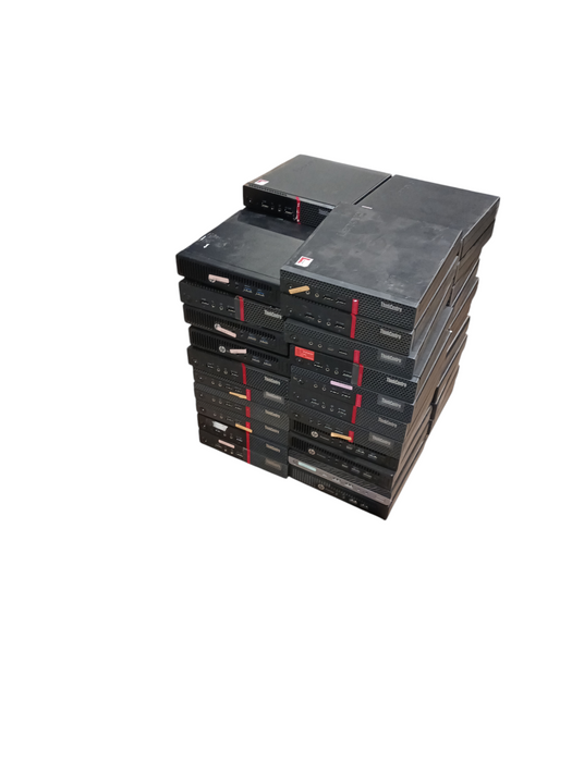 Lot of 42x Assorted AMD Lenovo & HP USFF Desktops (AMD-13)