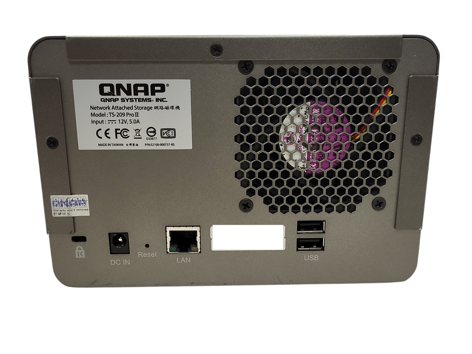 Qnap Network Storage Turbo Station TS-209 Pro II No HDD/AC READ  $