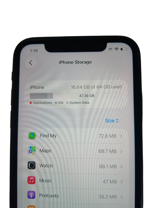 Apple iPhone 11 - 64GB - Space Gray [A2111 | Read]