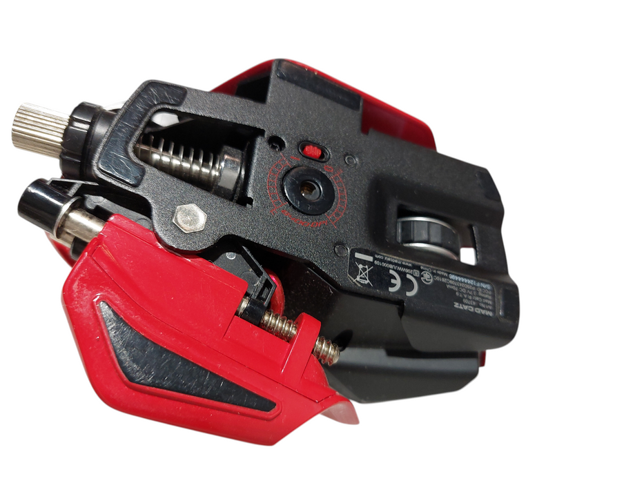 Red Wireless Gaming Mouse Mad Catz R.A.T. 9 Art No: 43709 With Battery Hub  =