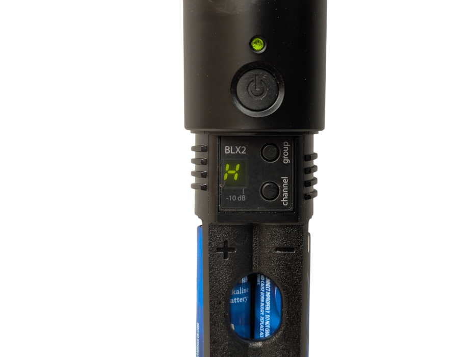 Shure BLX1 H9 Wireless Bodypack Transmitter Microphone BLX88 H9 Receiver  -