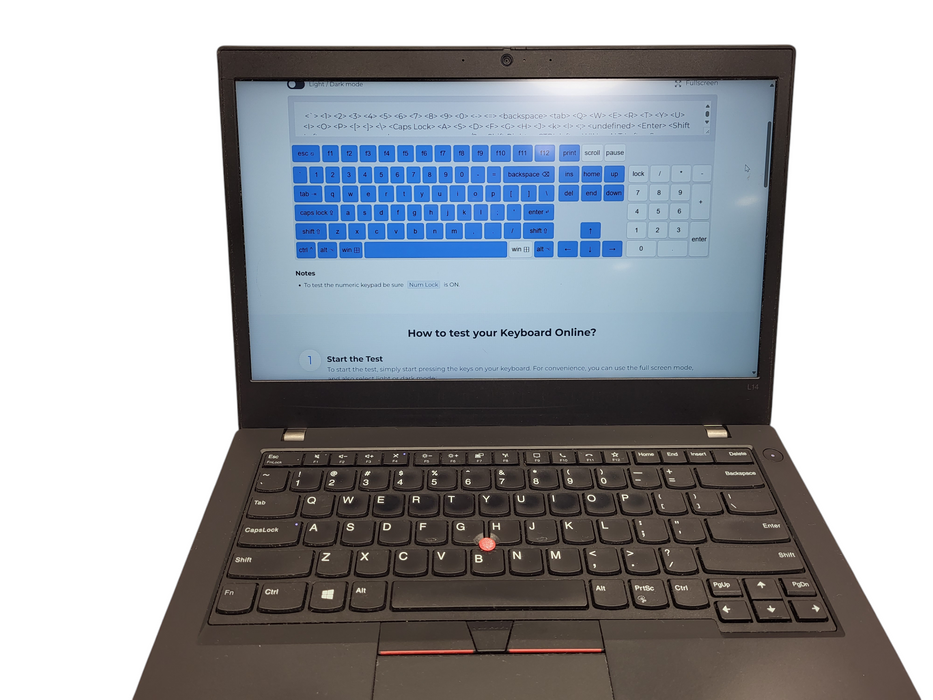 Lenovo ThinkPad L14 Gen 1 Intel Core i5-10210U 8GB RAM 256GB SSD READ $ Lap200